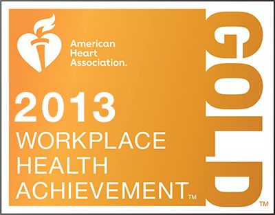 American Heart Association Gold Achievement Award 2013