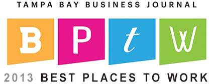 Tampa Bay Business Journal Best Places To Work 2013