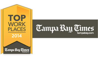 Tampa Bay Times Top Work Places 2014